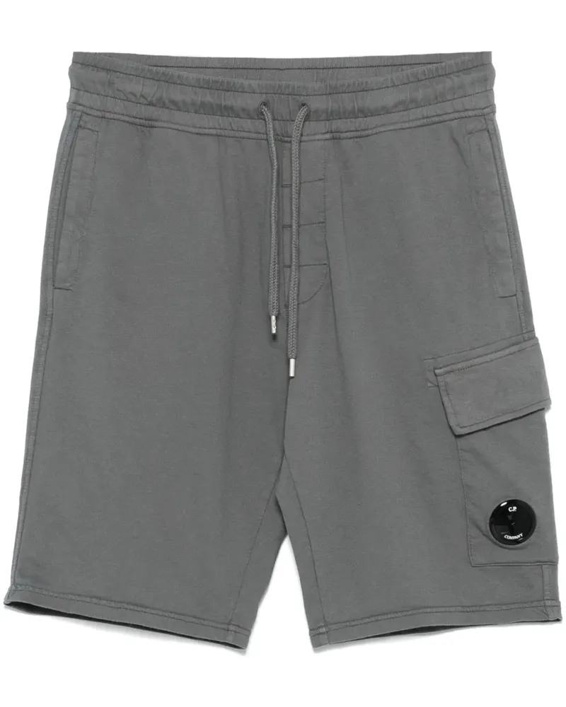 C.P. Company Joggingshorts mit Linsen-Detail - Grau Grau