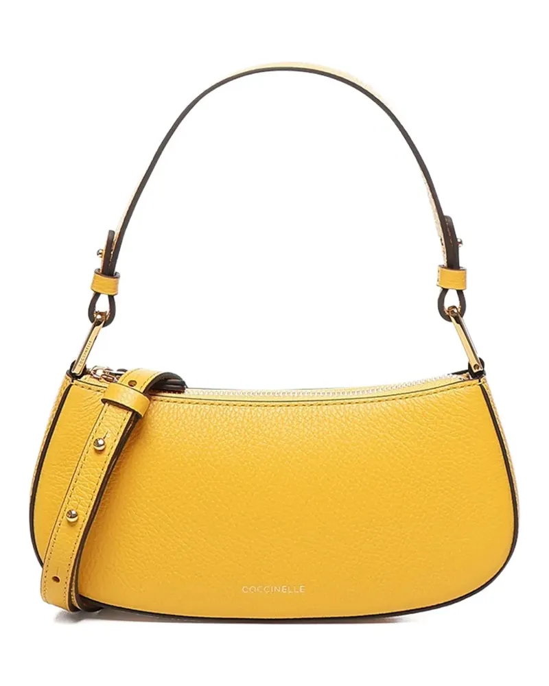 Coccinelle Kurze Merveille Schultertasche mit Reißverschluss - Gelb Gelb