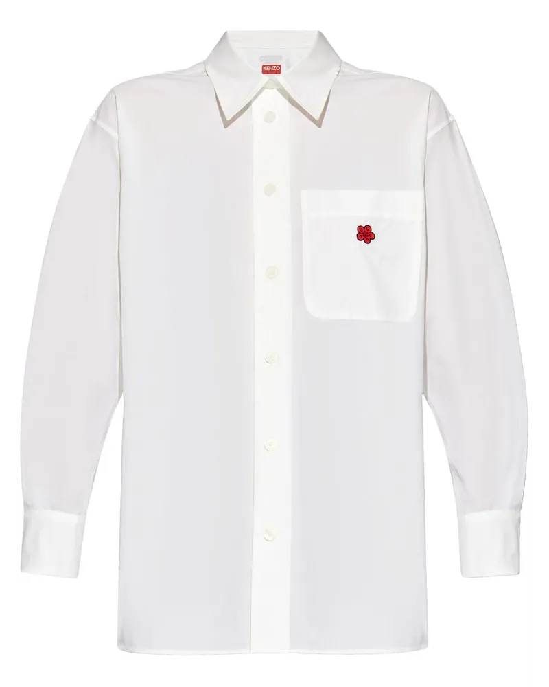 Kenzo Boke Flower Hemd - Weiß Weiß