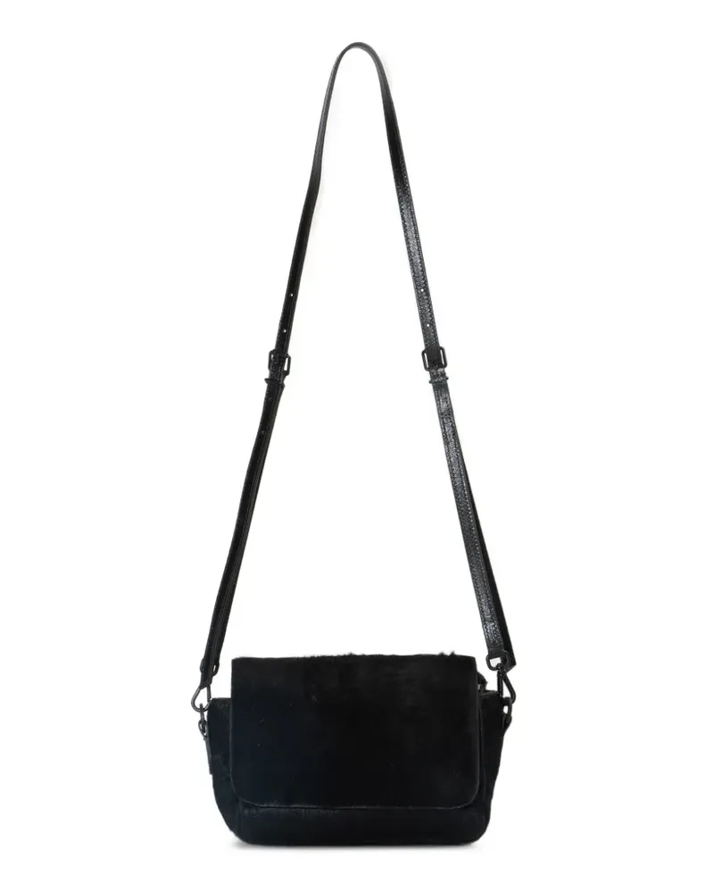 Osklen Umhängetasche mit Pelz - Schwarz Schwarz