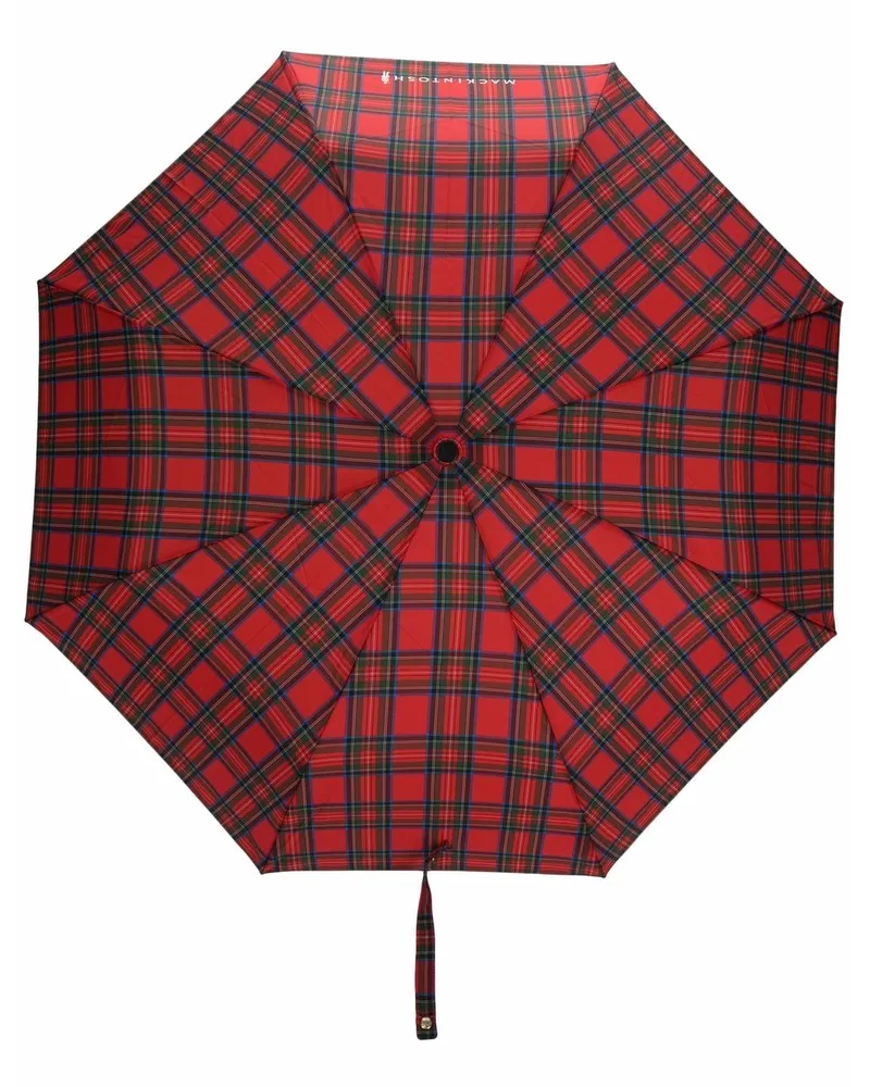 MACKINTOSH Ayr Automatik Regenschirm Rot