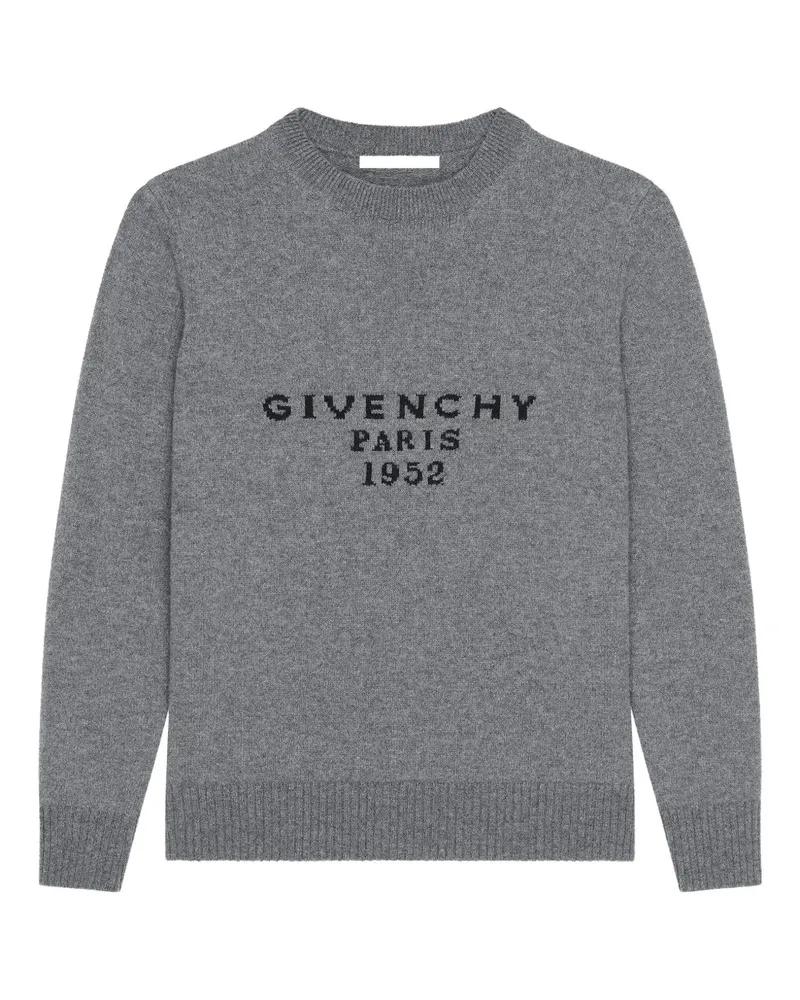 Givenchy logo-jacquard sweater - Grau Grau
