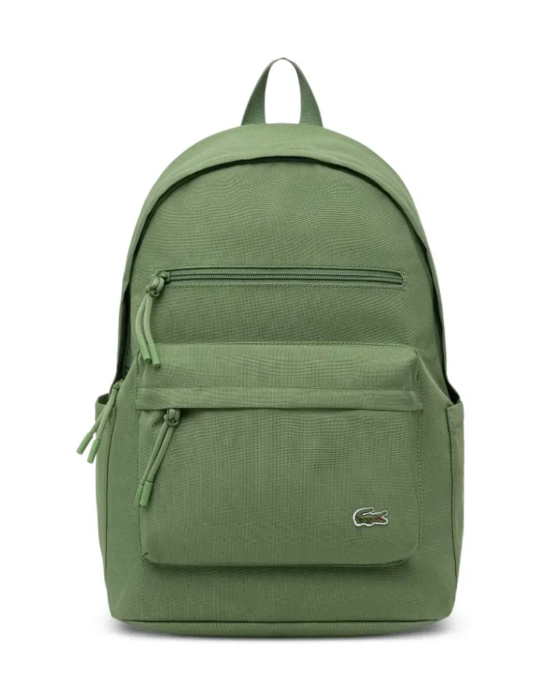 Lacoste Neocroc logo-patch zip-fastening backpack - Grün Grün