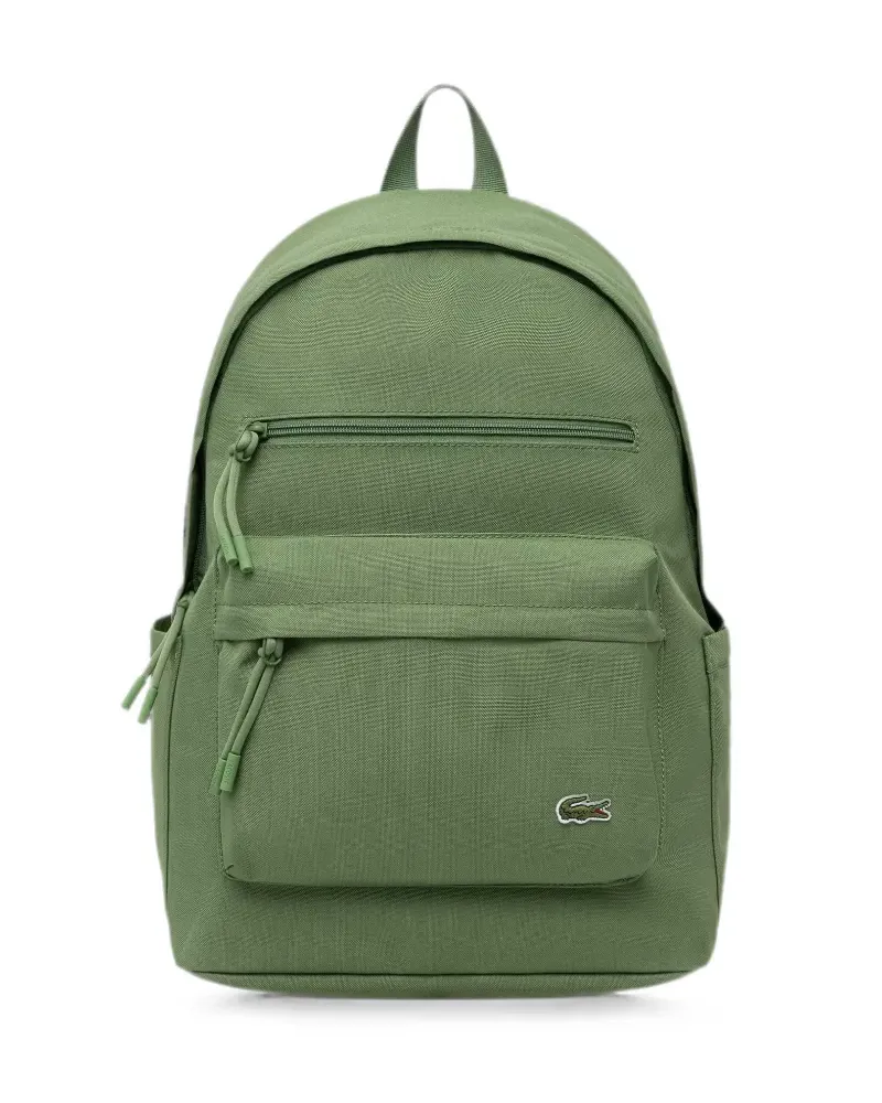 Lacoste Neocroc logo-patch zip-fastening backpack - Grün Grün