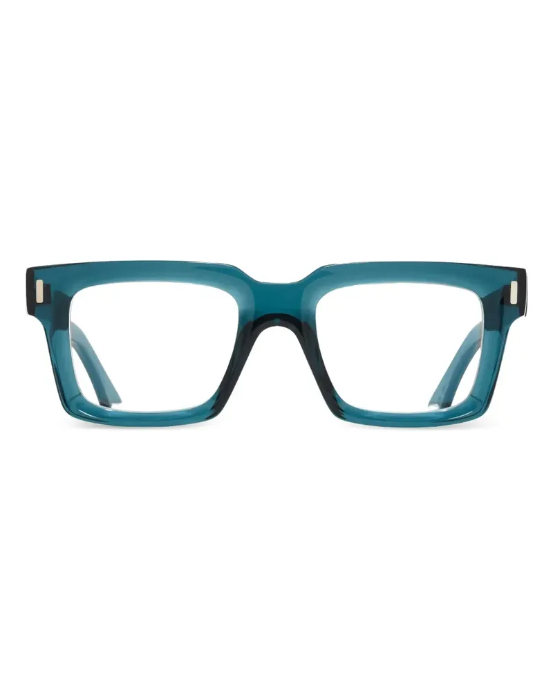 Cutler and Gross Brille mit eckigem Gestell - Blau Blau
