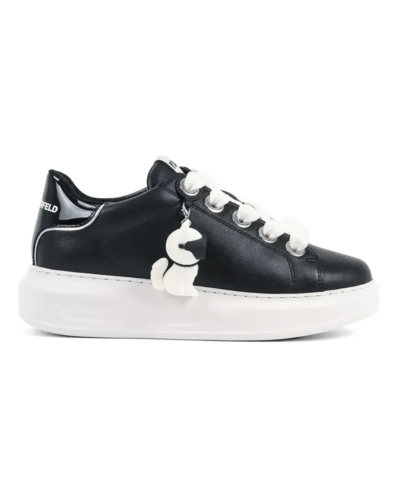 Karl Lagerfeld Sneakers mit Hundeanhänger - Schwarz Schwarz