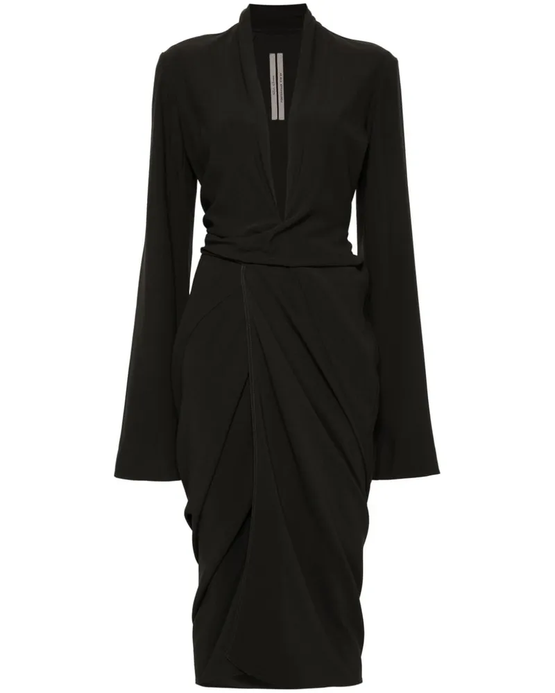Rick Owens Wickelkleid mit Schnürung - Grün Grün