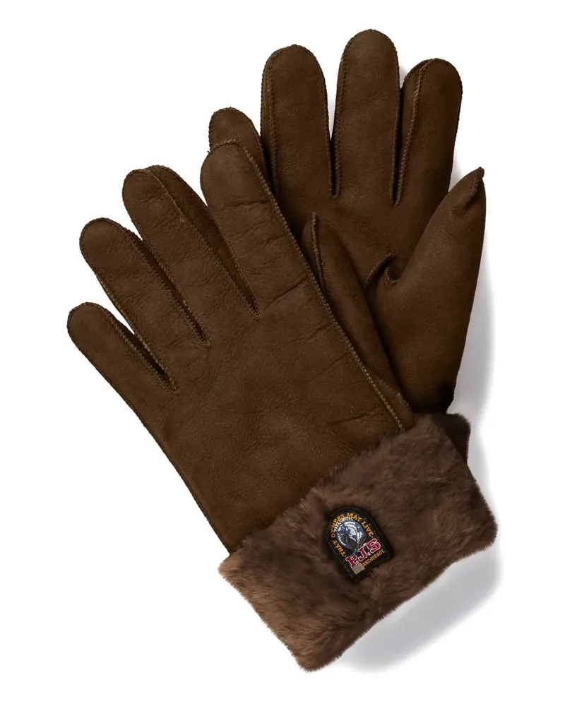 Parajumpers Handschuhe mit Pelzbesatz - Braun Braun