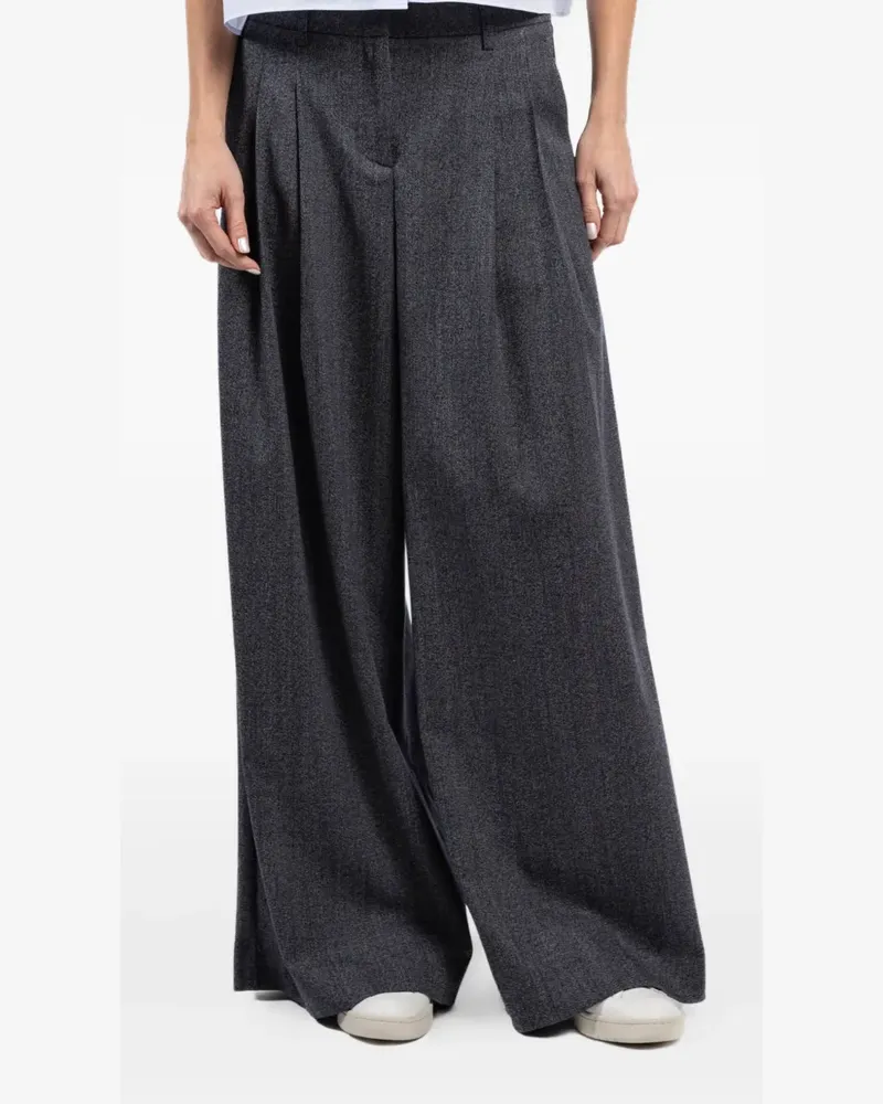 TWP Next Didi Hose mit Falten - Grau Grau