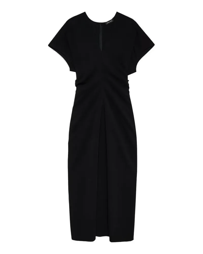 Anine Bing Zadig Maxikleid mit V-Ausschnitt - Schwarz Schwarz