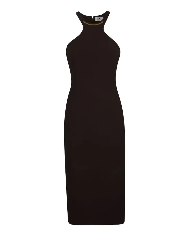 Elisabetta Franchi halterneck dress - Braun Braun