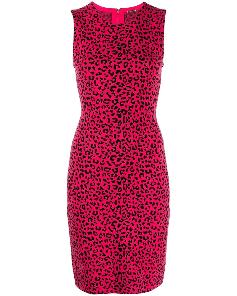 Adam Lippes Kleid mit Animal-Print Rosa