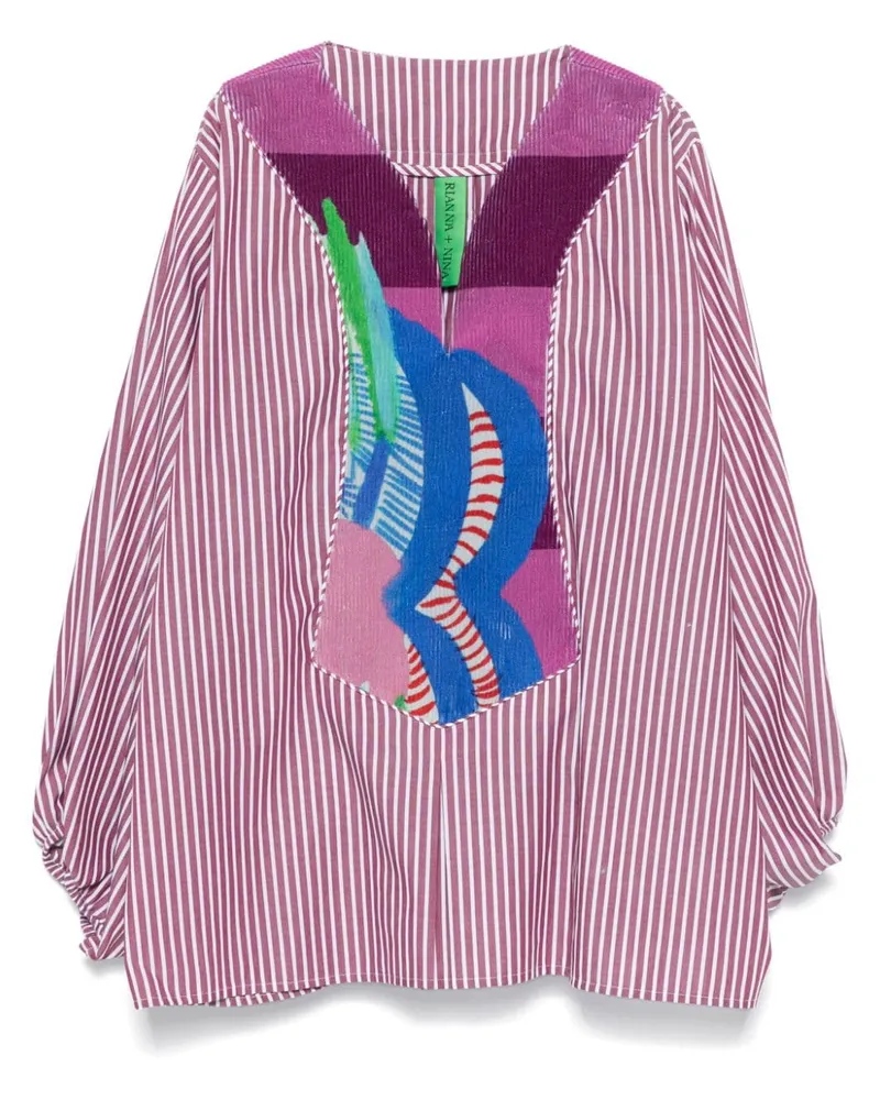 Rianna + Nina Selma Bluse - Violett Violett