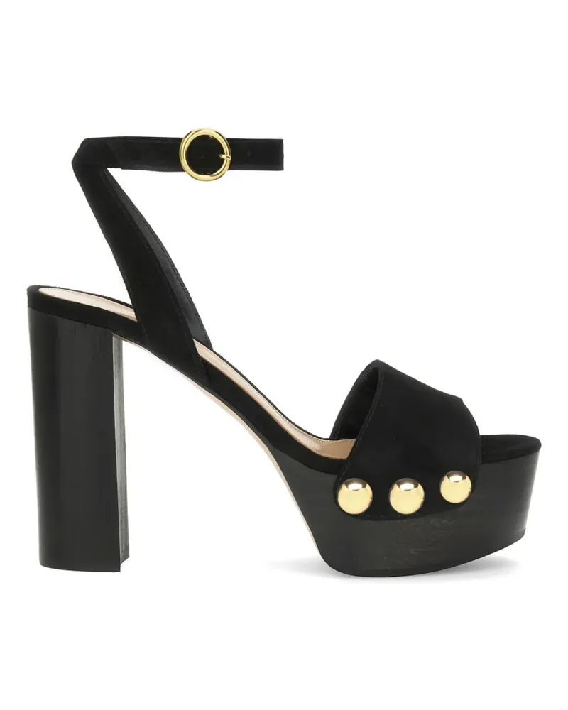 Gianvito Rossi Ardéa studded platform sandals - Schwarz Schwarz