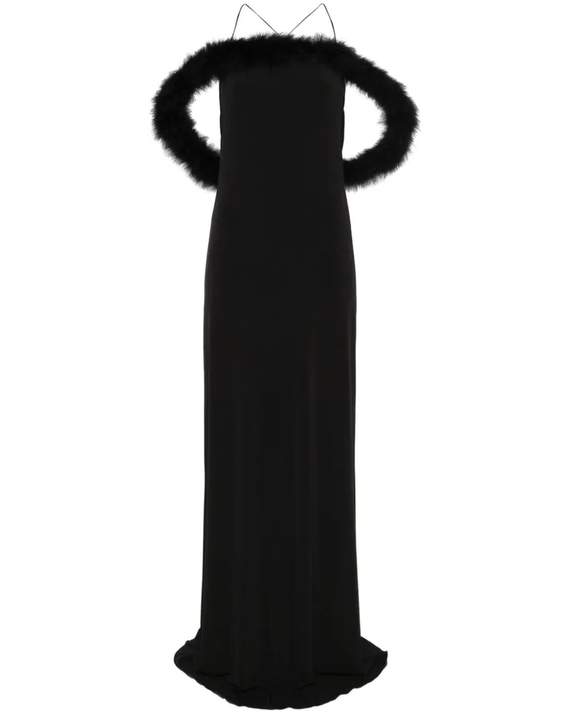 COPERNI Boa Halo Maxikleid - Schwarz Schwarz