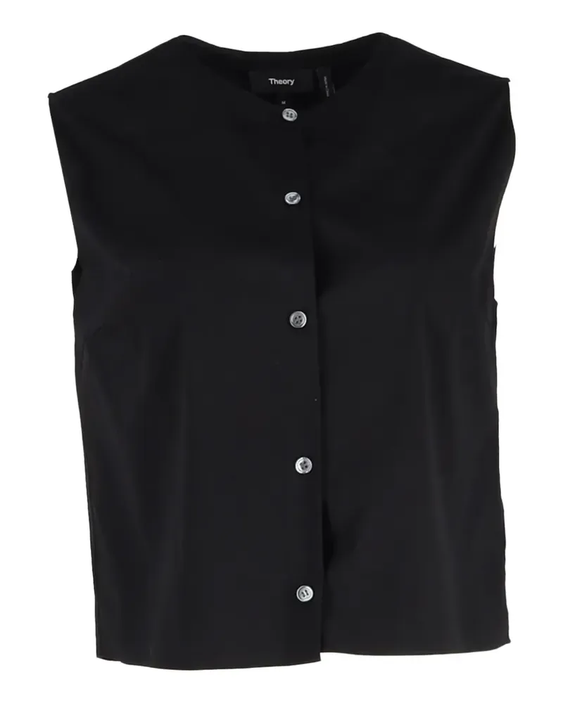 Theory Klassisches Hemd - Schwarz Schwarz