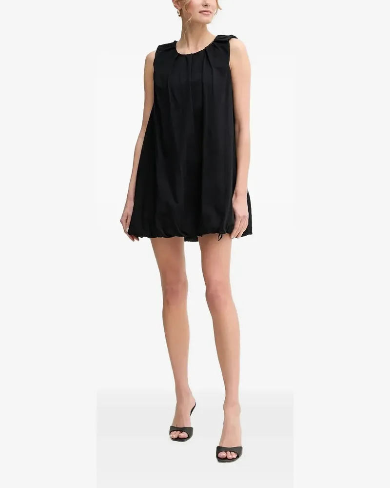 Liviana Conti Gerafftes Kate Minikleid - Schwarz Schwarz