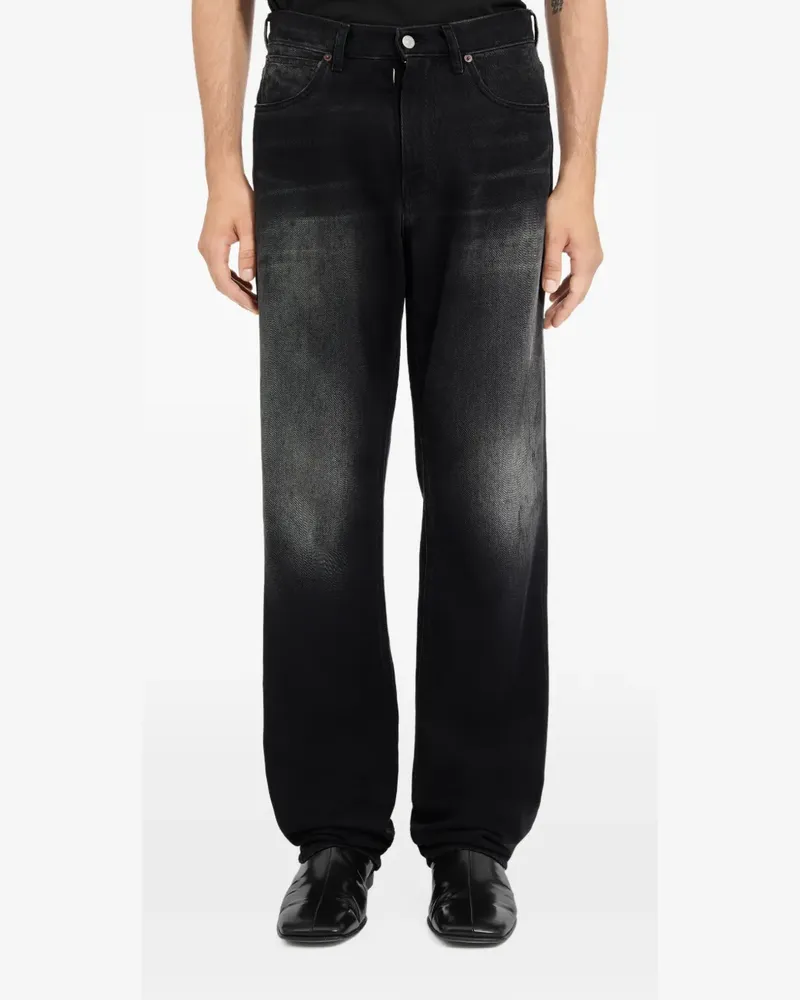 Maison Margiela Five-Pocket-Jeans - Schwarz Schwarz