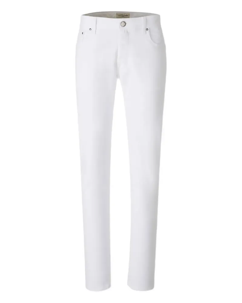Jacob Cohën button-fly jeans - Weiß Weiß