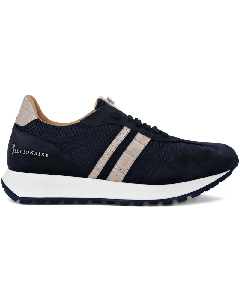 Billionaire Sneakers mit Einsätzen - Blau Blau