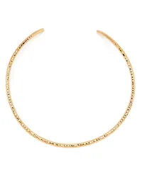 Anni Lu Choker mit gehämmertem Finish Gold