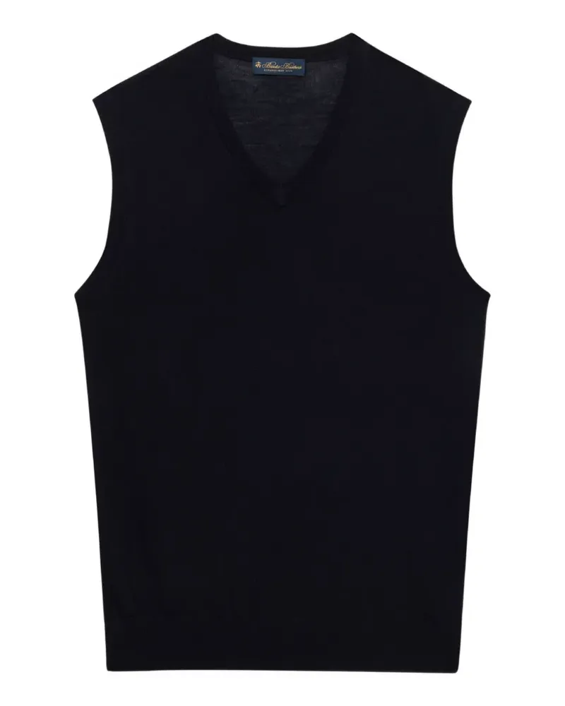 Brooks Brothers V-neck vest - Blau Blau