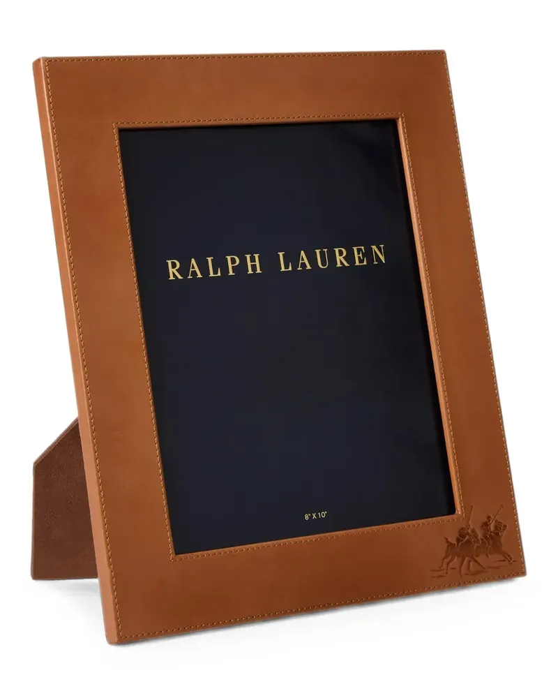 Ralph Lauren Home Garrett Ledergestell (13cm x 18cm) - Braun Braun