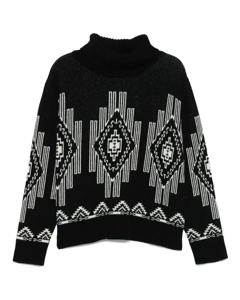 WE NORWEGIANS Kautokeino Pullover - Schwarz Schwarz