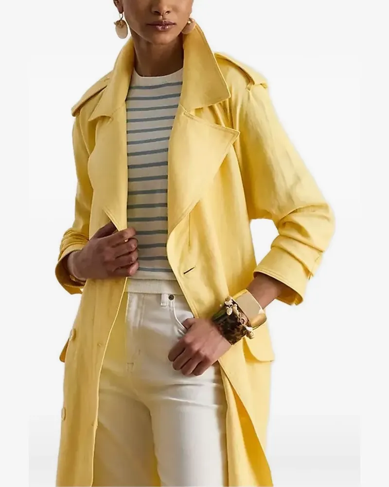 Ralph Lauren Cabanjacke mit Gürtel - Gelb Gelb