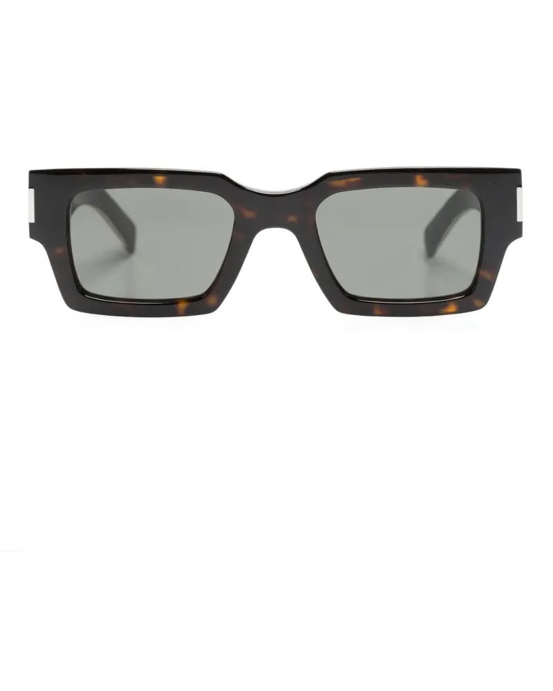 Saint Laurent SL 572 Sonnenbrille mit eckigem Gestell - Braun Braun