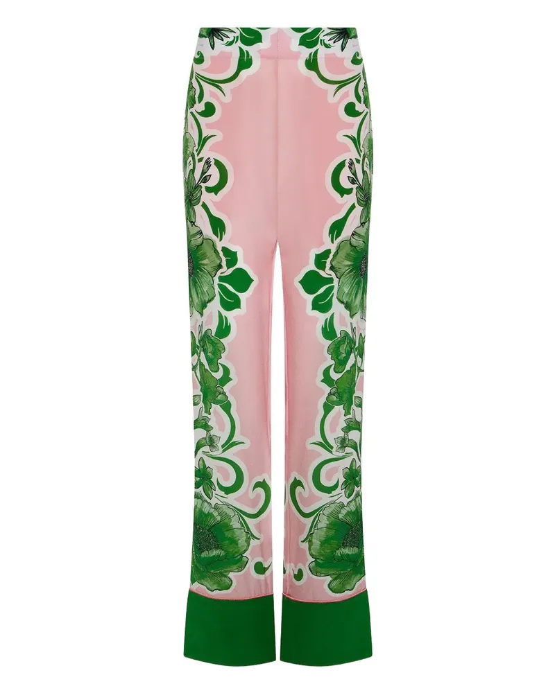 Borgo De Nor Havana floral-print trousers - Grün Grün