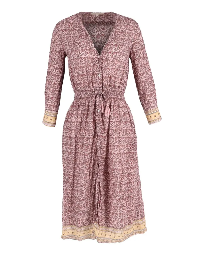 Vanessa Bruno printed buttoned midi dress - Rot Rot