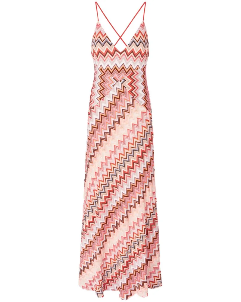 Missoni Kleid mit Zickzackmuster - Nude Nude