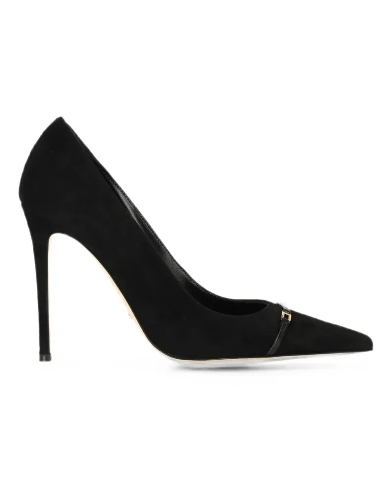 Elisabetta Franchi buckle-detail pointed-toe pumps - Schwarz Schwarz