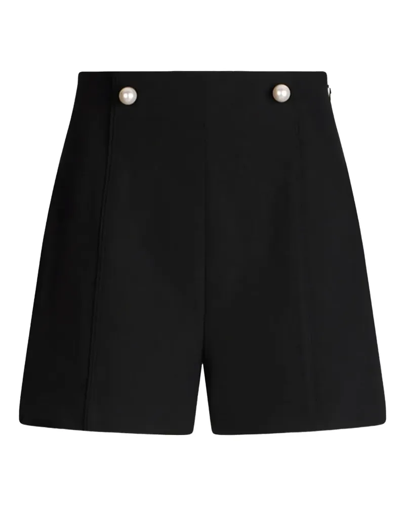 Liu Jo Shorts mit Perlenknöpfen - Schwarz Schwarz