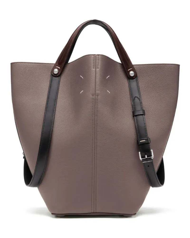 Maison Margiela Dress-Age Tote Bag mit zwei Riemen - Braun Braun