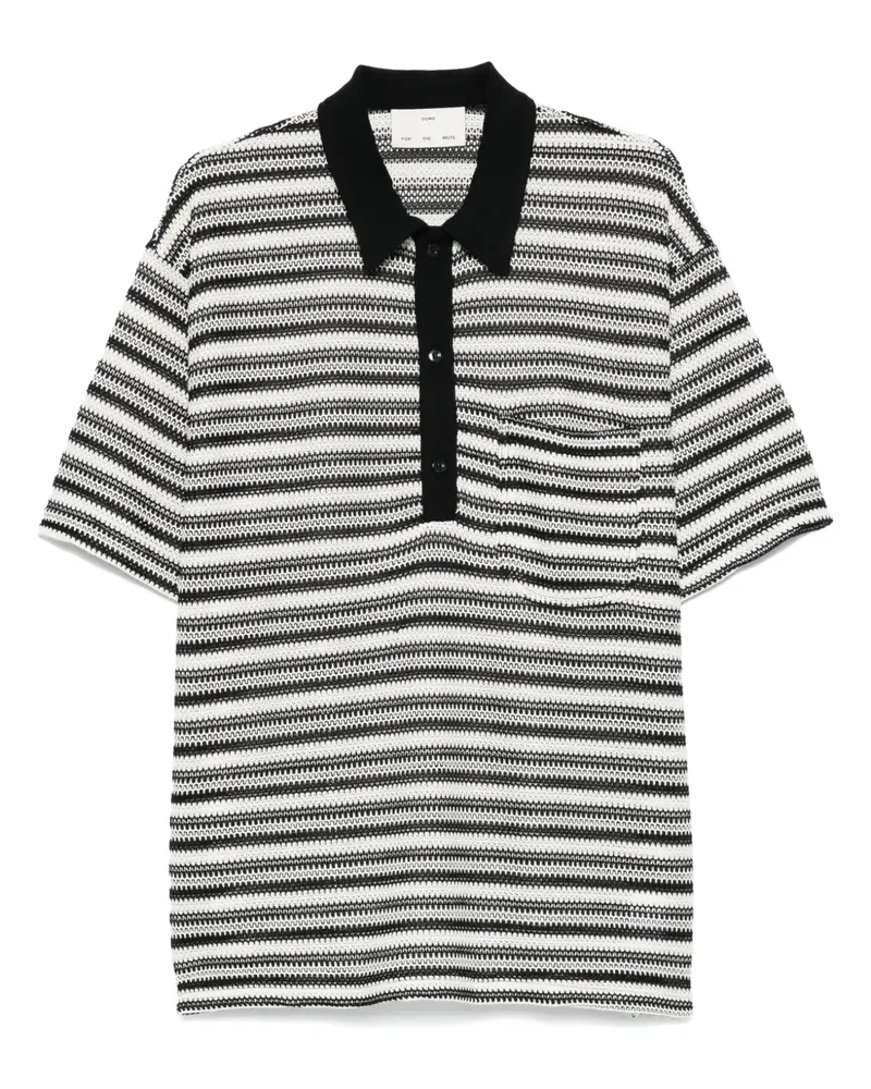 Song For The Mute Gym Poloshirt - Schwarz Schwarz
