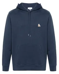 Kitsuné Fox Head' Hoodie Blau