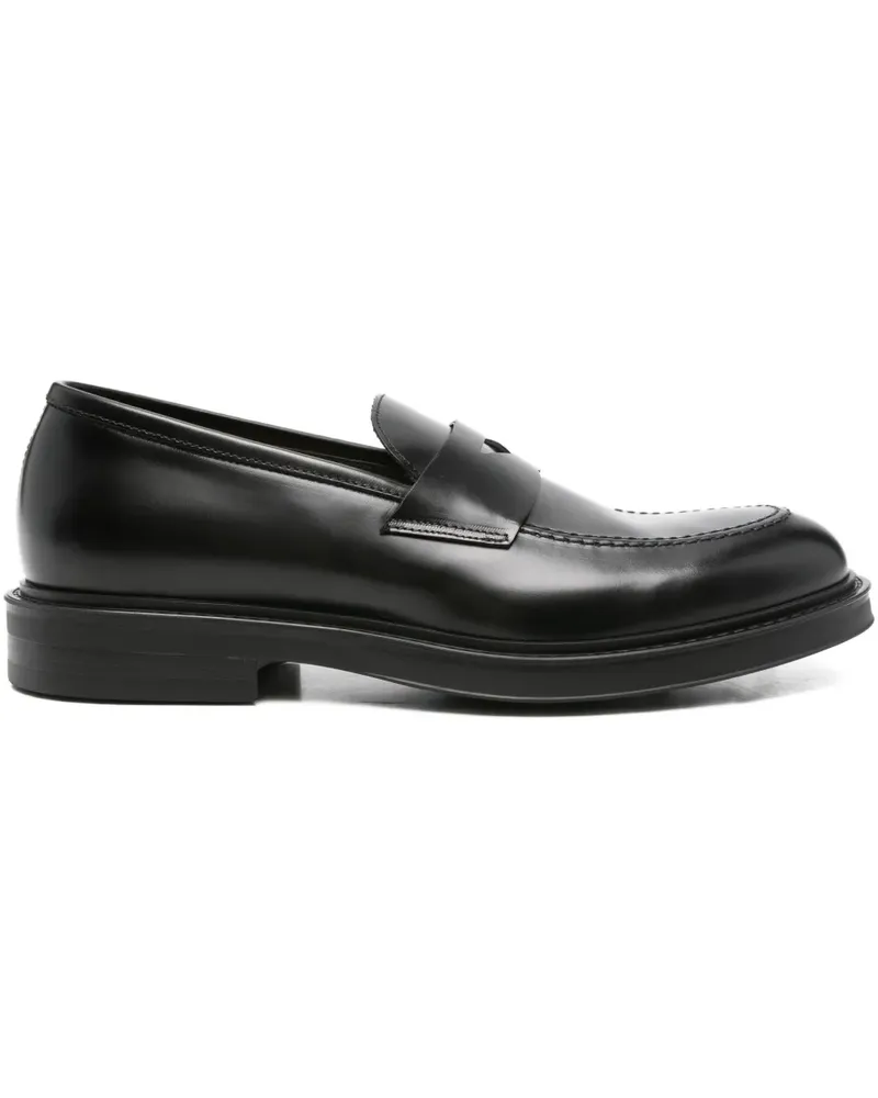 Green George Klassische Penny-Loafer - Schwarz Schwarz