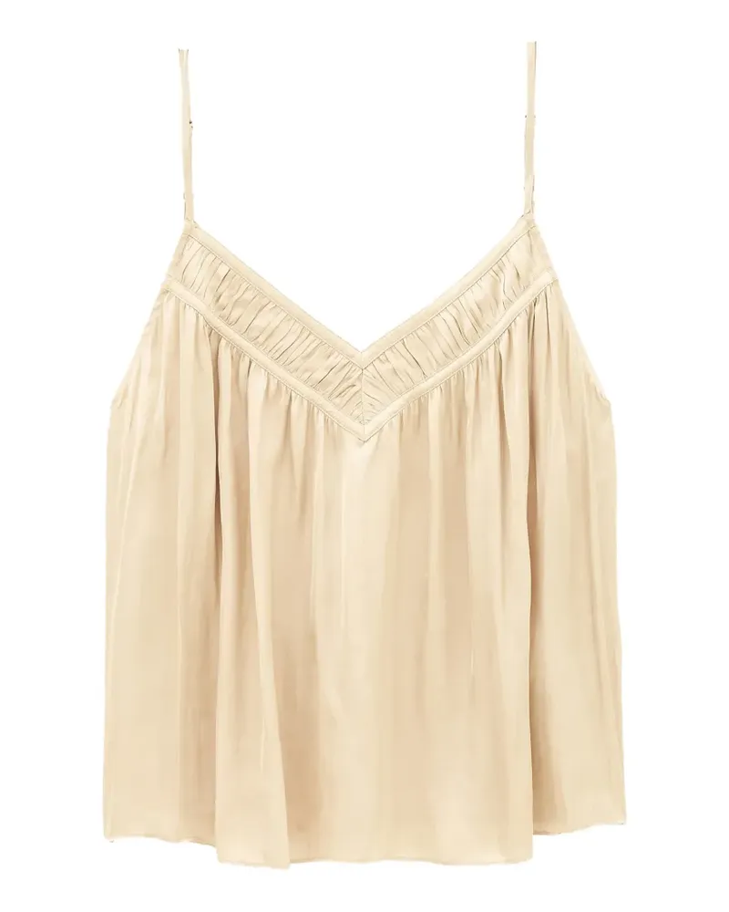 ba&sh Clovis Bluse mit Camisole-Print - Nude Nude