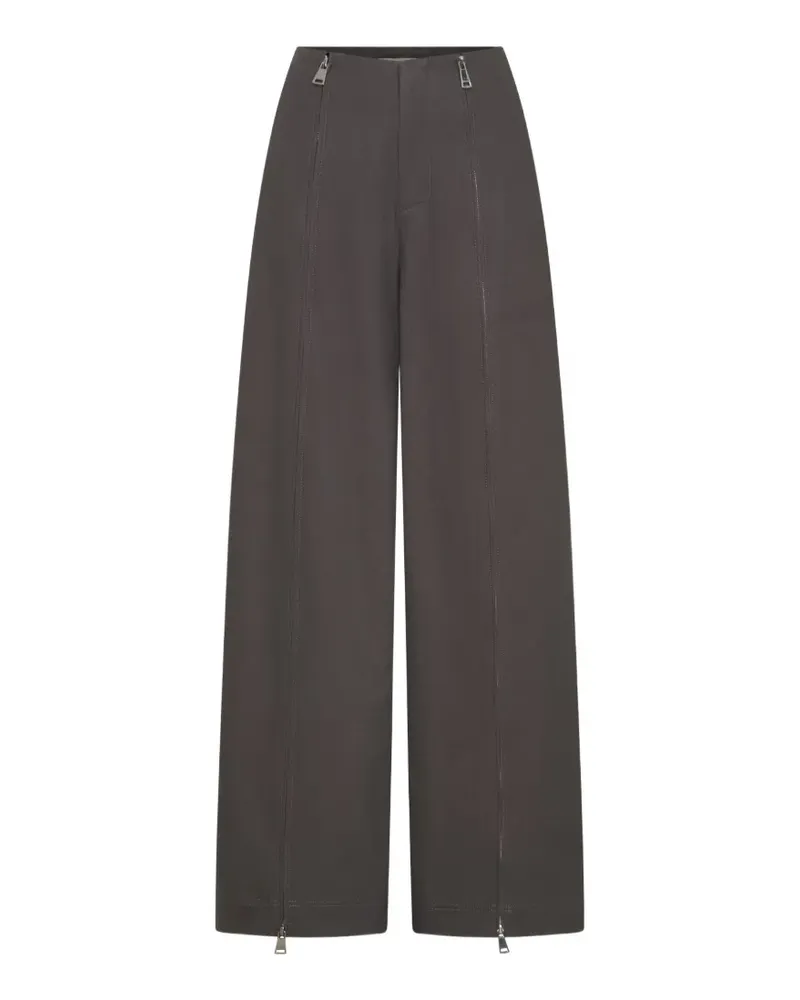 NICHOLAS Amalia Hose mit Reißverschlussdetail - Braun Braun