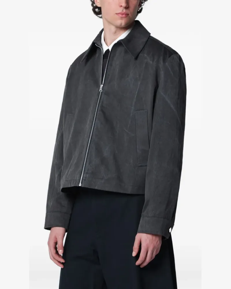 Séfr Tazio zip-up jacket - Grau Grau