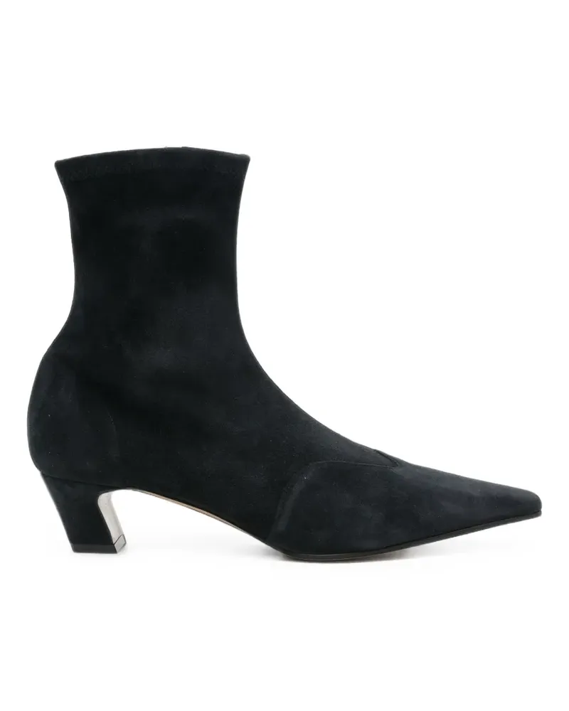 KHAITE Stiefeletten mit eckiger Kappe - Blau Blau