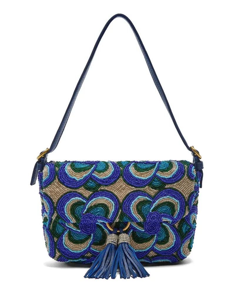 Maliparmi Mouline Schultertasche - Blau Blau