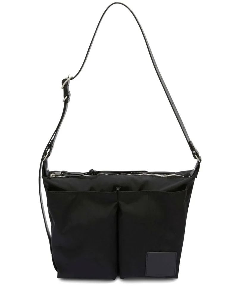 Jil Sander Pilot Kuriertasche - Schwarz Schwarz