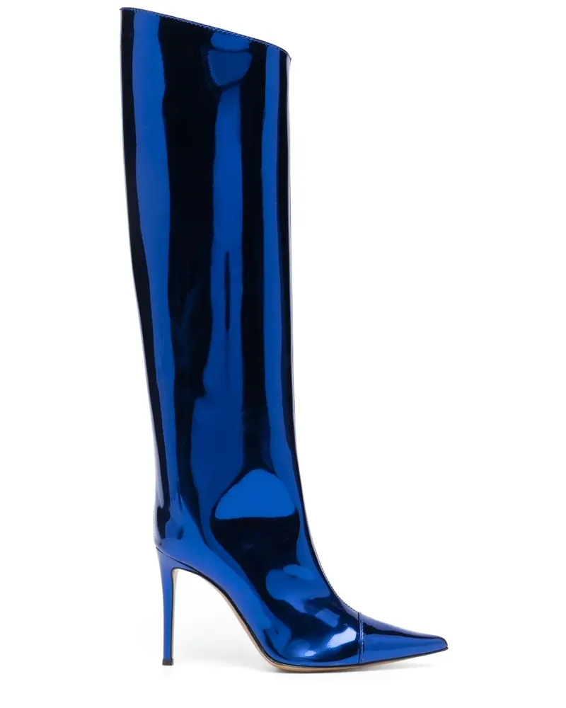 Alexandre Vauthier Alex Stiefel 100mm - Blau Blau