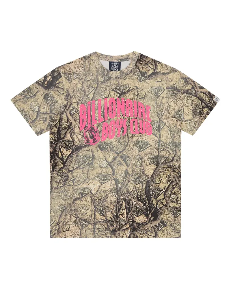 Billionaire Boys Club Diamonds & Dollars Tree Arch Logo T-shirt - Nude Nude