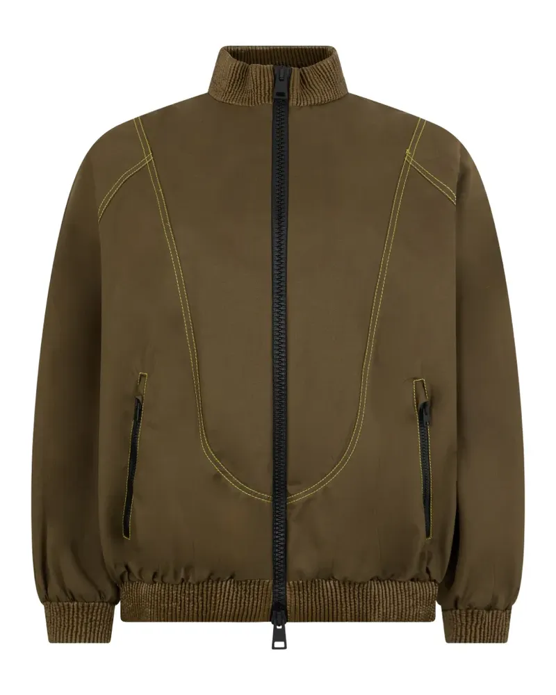 Herno high-neck bomber jacket - Grün Grün