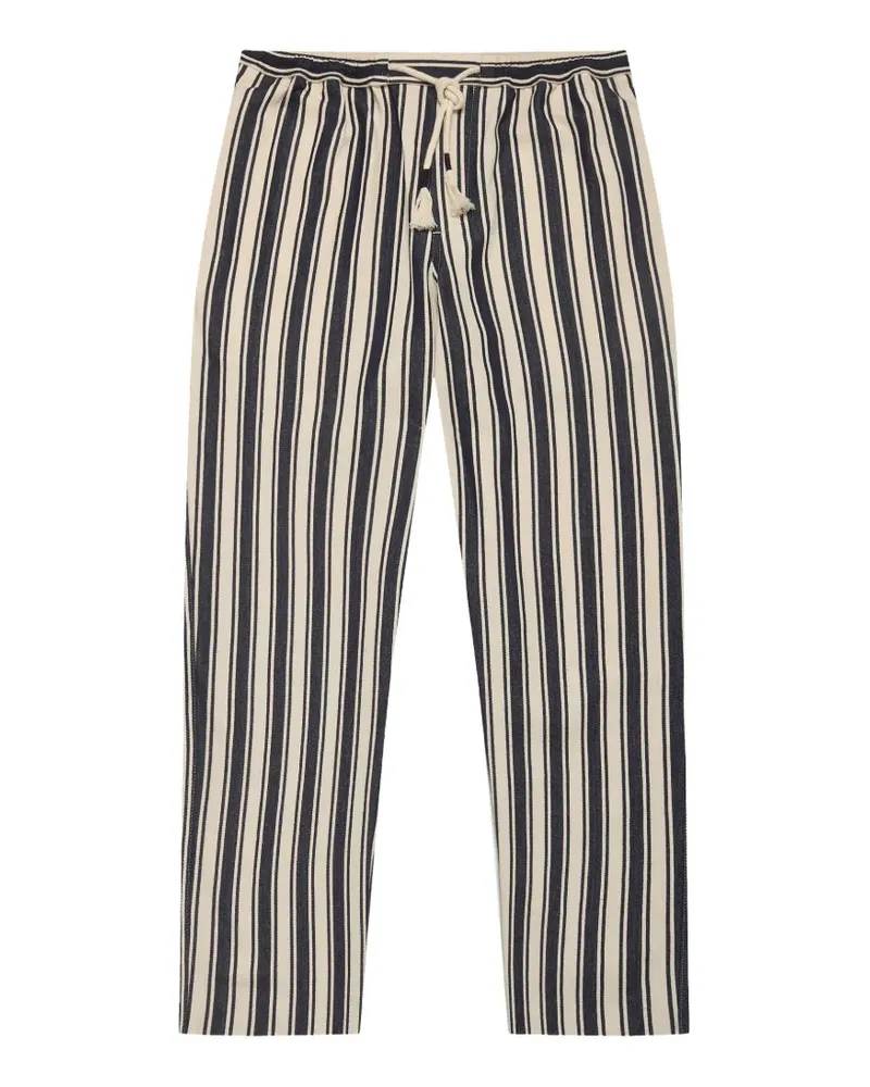 Orlebar Brown Sonoran striped drawstring trousers - Blau Blau