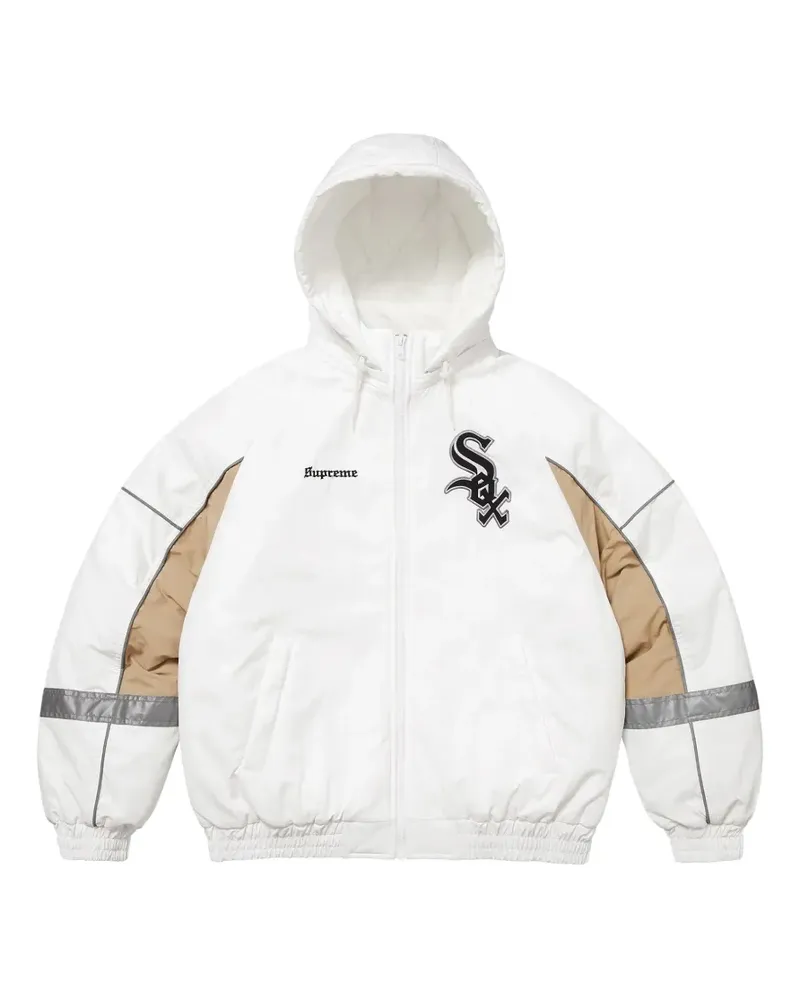 Supreme Being x Chicago White Sox™ Stadium Kapuzenjacke - Weiß Weiß